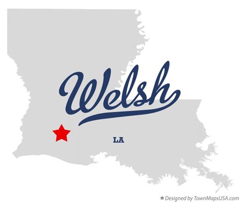 welch on a bet|welsh la map.